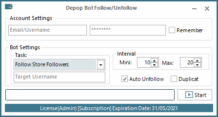 Depop Bot Logo